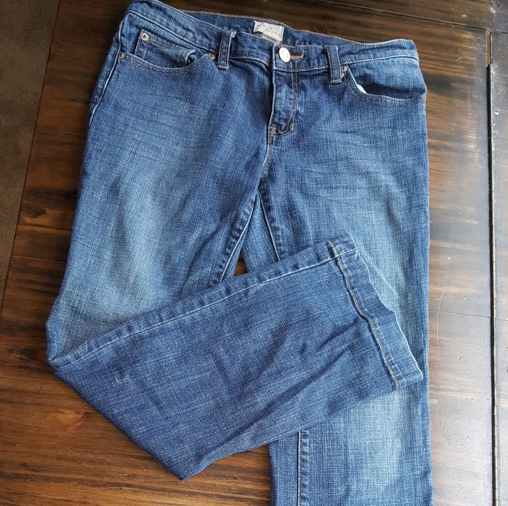Gap sz 6 w 28 inseam 28 crop pant long lean